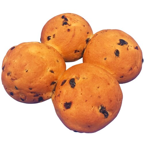 I am Gluten Free Rozijnenbolletjes 4 stuks - Glutenvrij