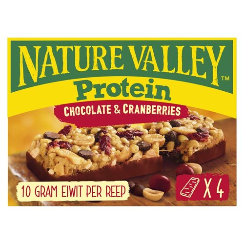 Nature Valley Protein Bar Chocolate & Cranberries - Glutenvrij
