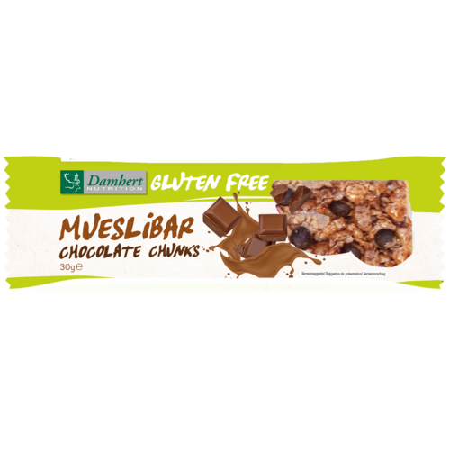 Damhert Mueslireep Chocolade - Glutenvrij