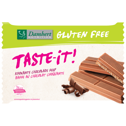Damhert Taste It! Krokante Chocoladereep - Glutenvrij