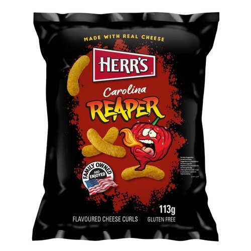 Herr's Carolina Reaper Curls - Glutenvrije