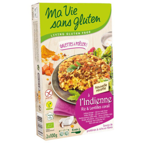 Ma Vie Sans Gluten Indiase Rijstburgers 2 x 100g - Glutenvrij