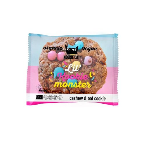 Kookie Cat Lil' Kookie Monster Cookie Biologisch - Glutenvrij Kookie Cat Lil' Kookie Monster Cookie Biologisch - Glutenvrij