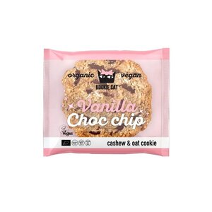 Kookie Cat Vanilla Choc Chip Cookie Biologisch - Glutenvrij