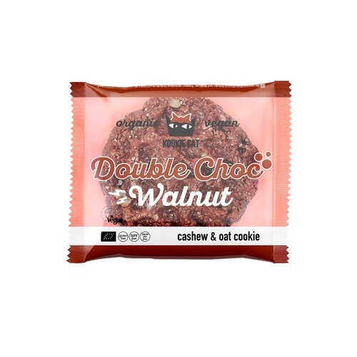Kookie Cat Cacao Nibs Walnut Cookie Biologisch - Glutenvrij Kookie Cat Cacao Nibs Walnut Cookie Biologisch - Glutenvrij