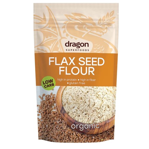 Dragon Superfoods Lijnzaadmeel 200g - Glutenvrij