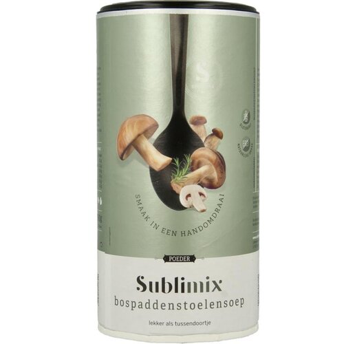 Sublimix Bospaddenstoelensoep Extra Romig 190 gram - Glutenvrij Sublimix Bospaddenstoelensoep Extra Romig 190 gram - Glutenvrij