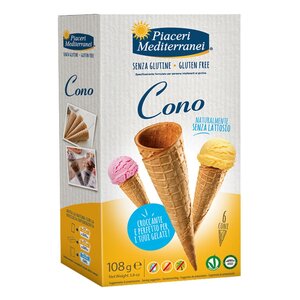 Piaceri Mediterranei IJshoorntjes - Glutenvrij