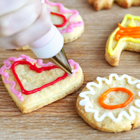 Glutenvrije koekjes versieren met kinderen