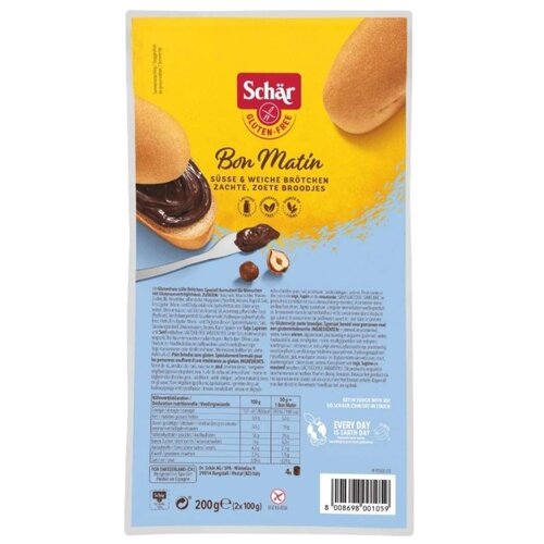 Schär Bon Matin 4 Stuks - Glutenvrij THT 21-5-2026