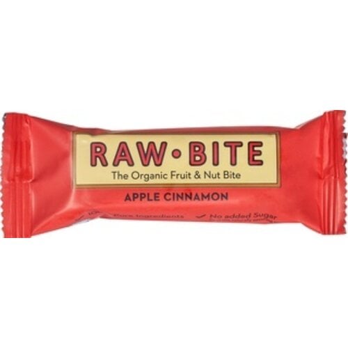 Raw.bite Fruit & Nut Bite Apple Cinnamon THT 25-02-2026 - Glutenvrij