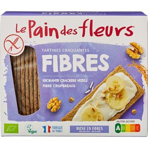 Le Pain des Fleurs Krokante Crackers Vezels - Glutenvrij