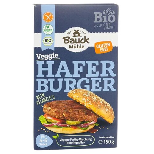 Bauck Mühle Haverburger Biologisch - Glutenvrij Bauck Mühle Haverburger Biologisch - Glutenvrij