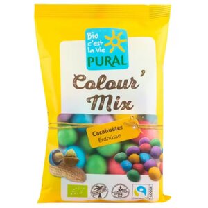 Pural Colour Mix Chocoladepinda's - Glutenvrij Pural Colour Mix Chocoladepinda's - Glutenvrij