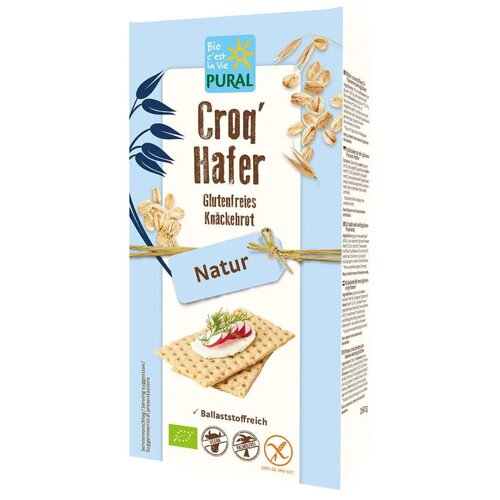 Plural Haver Knäckebröd - Glutenvrij Plural Haver Knäckebröd - Glutenvrij