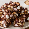 Glutenvrije rocky road met chocolade en marshmallows