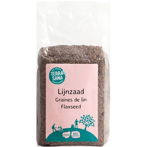 TerraSana Raw Lijnzaad Heel Biologisch - Glutenvrij TerraSana Raw Lijnzaad Heel Biologisch - Glutenvrij