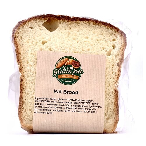 I am Gluten Free Witbrood Gesneden 500 gram - Glutenvrij I am Gluten Free Witbrood Gesneden 500 gram - Glutenvrij