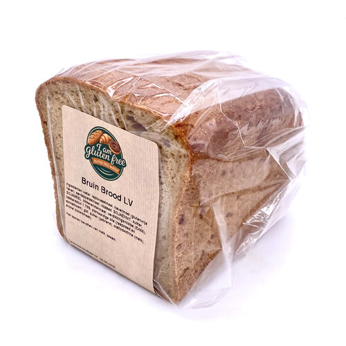I am Gluten Free Gesneden Bruin Brood  600 gram - Gluten & Lactosevrij