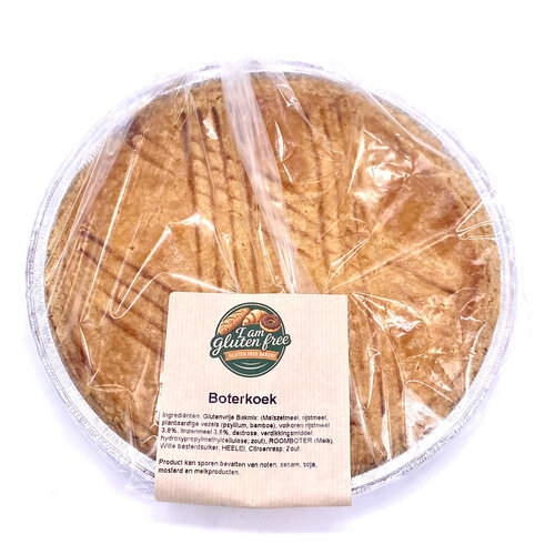 I am Gluten Free Boterkoek 350 gram - Glutenvrij I am Gluten Free Boterkoek 350 gram - Glutenvrij