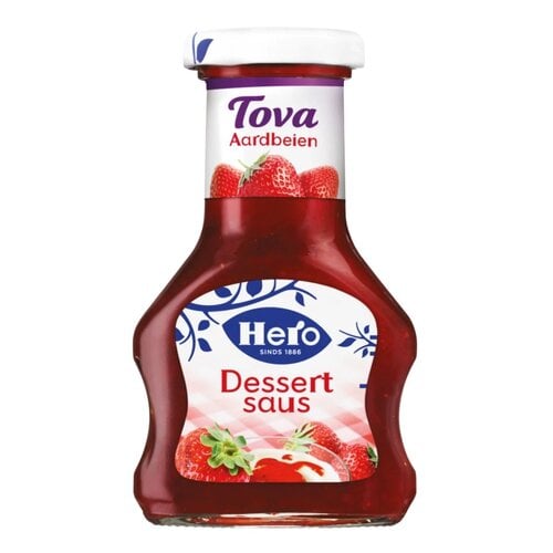 Hero Aardbeien Dessertsaus - Glutenvrij Hero Aardbeien Dessertsaus - Glutenvrij