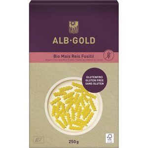 AlbGold Maïs Rijst Fusilli - Glutenvrij