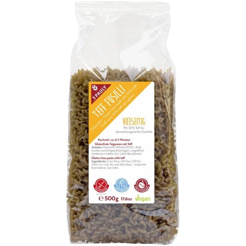 3 Pauly Teff Fusilli - Glutenvrij