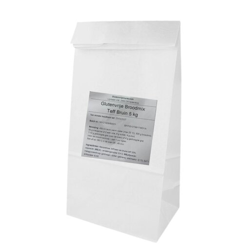 Twello's Twello's Teff Boerenbruin 5kg - Glutenvrij