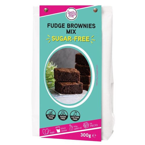 Tasty Me Fudge Brownies Suikervrij - Glutenvrij Tasty Me Fudge Brownies Suikervrij - Glutenvrij