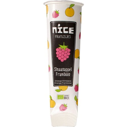 NICE Fruitijsje Sinaasappel Framboos - Glutenvrij NICE Fruitijsje Sinaasappel Framboos - Glutenvrij