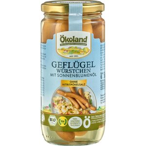 Ökoland Gevogelte Worstjes - Glutenvrij Ökoland Gevogelte Worstjes - Glutenvrij