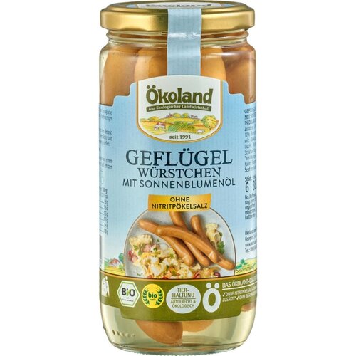 Ökoland Gevogelte Worstjes - Glutenvrij Ökoland Gevogelte Worstjes - Glutenvrij