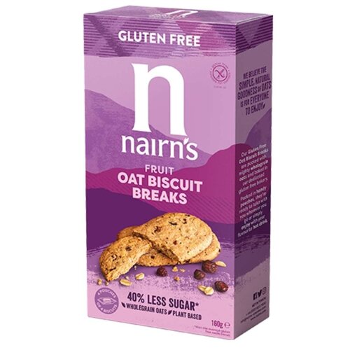 Nairn's Biscuit Breaks Oats & Fruit THT 27-08-2026 - Glutenvrij