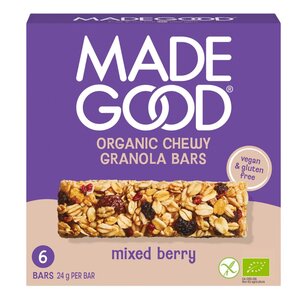 Made Good Mixed Berry Granola Bars 6 stuks - Glutenvrij Made Good Mixed Berry Granola Bars 6 stuks - Glutenvrij