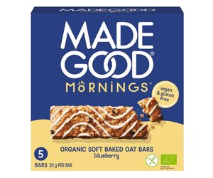 Made Good Mornings Soft Baked Oat Bars Blueberry Flavour - Glutenvrij