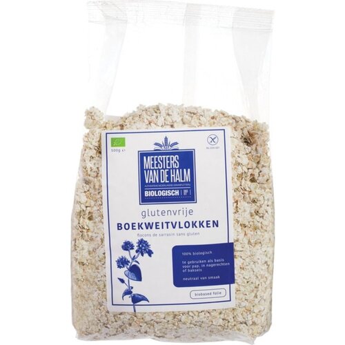 De Halm Boekweitvlokken Biologisch - Glutenvrij De Halm Boekweitvlokken Biologisch - Glutenvrij
