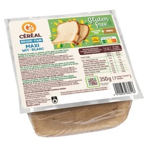 Cereal Maxi Brood Wit - Glutenvrij