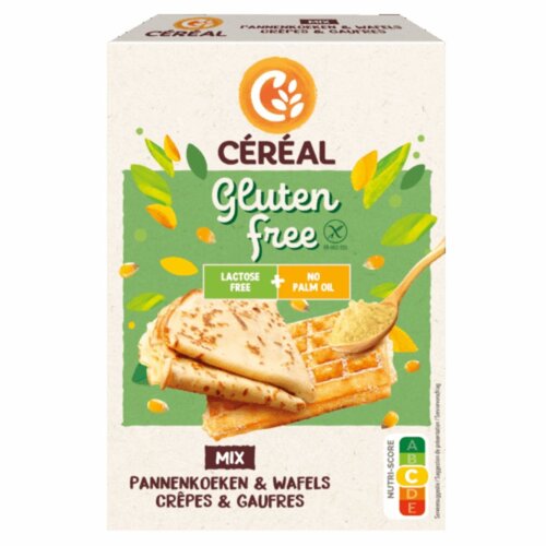 Cereal Bakmix voor Pannenkoeken en Wafels - Glutenvrij