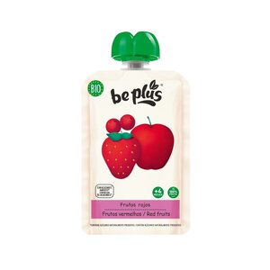 BePlus Knijpfruit Rode Bosvruchten Biologisch - Glutenvrij BePlus Knijpfruit Rode Bosvruchten Biologisch - Glutenvrij