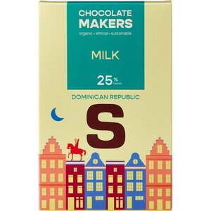 Chocolate Makers Melk Chocoladeletter S - Glutenvrij Chocolate Makers Melk Chocoladeletter S - Glutenvrij