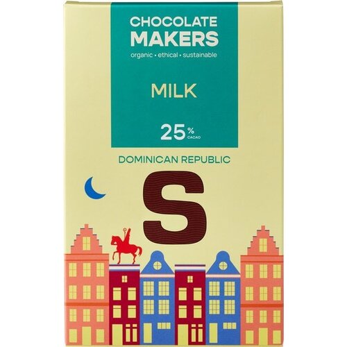 Chocolate Makers Melk Chocoladeletter S - Glutenvrij Chocolate Makers Melk Chocoladeletter S - Glutenvrij