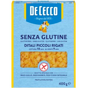 De Cecco Ditali 400 gram - Glutenvrij De Cecco Ditali 400 gram - Glutenvrij