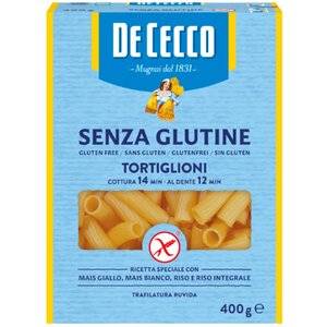 De Cecco Tortiglioni 400 gram - Glutenvrij De Cecco Tortiglioni 400 gram - Glutenvrij