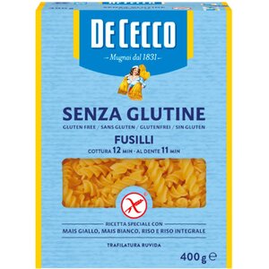 De Cecco Fusilli 400 gram - Glutenvrij De Cecco Fusilli 400 gram - Glutenvrij