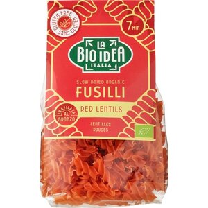 La Bio Idea Rode linzen fusilli 250 gram - Glutenvrij La Bio Idea Rode linzen fusilli 250 gram - Glutenvrij