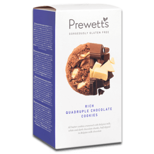 Prewetts Rich Quadrupel Chocolade Cookies - Glutenvrij Prewetts Rich Quadrupel Chocolade Cookies - Glutenvrij
