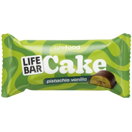Lifefood Lifebar Cake Pistacho Vanilla - Glutenvrij