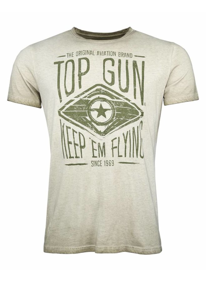 Top Gun®  "Sung" T-shirt, Groen