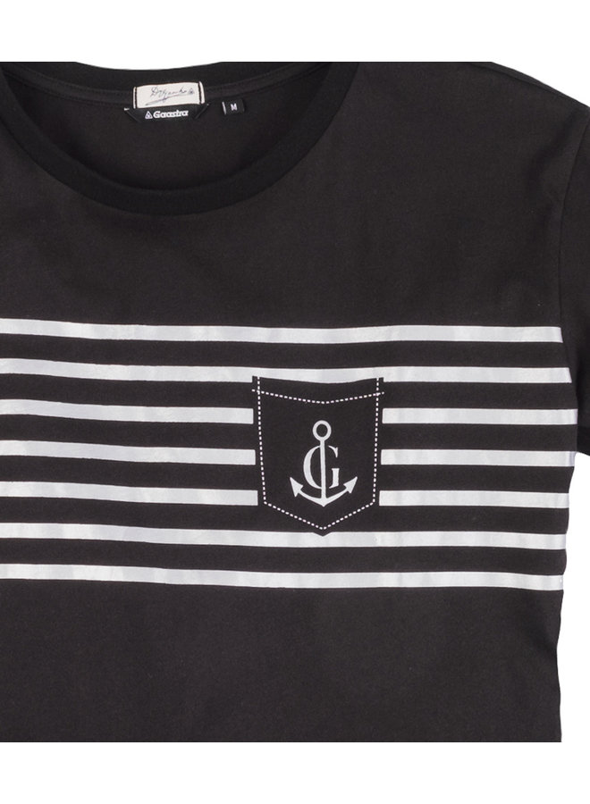 Gaastra ® Dames T-shirt Raise the Sail, zwart
