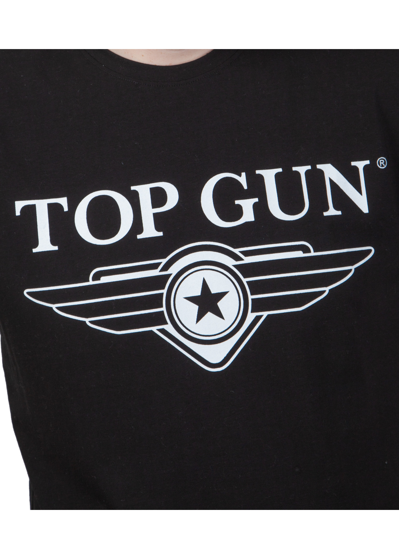 Top Gun Top Gun® "Cloudy" T-Shirt, Black